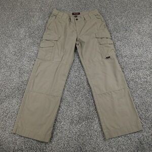 Tru Spec Pants‎ Womens 6 Beige Khaki Tan Cargo Canvas Ripstop Workwear Stretch
